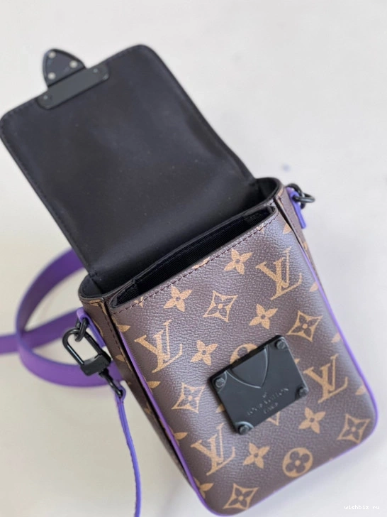 WIS WALLET LOUIS S-LOCK WEARABLE VUITTON VERTICAL 0906